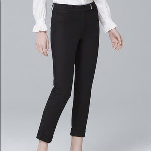 White House Black Market The Slim Crop Black Pants